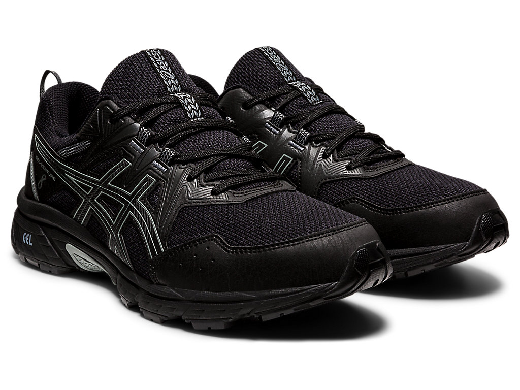 Sapatilhas Trail Running Asics Gel-Venture 8 (4E) Masculino Pretas Pretas | 3924-ISWLF