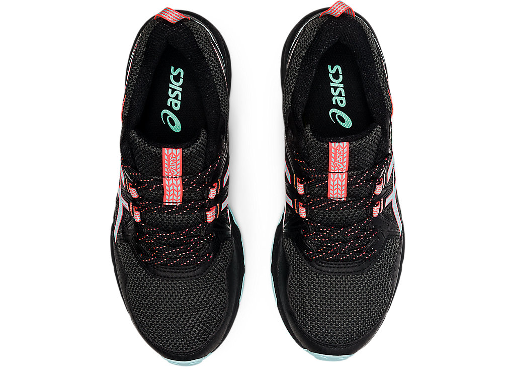 Sapatilhas Trail Running Asics Gel-Venture 8 (D) Feminino Pretas Azuis | 4876-ZHGPY