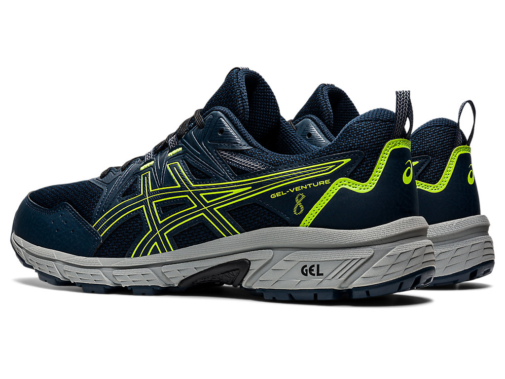 Sapatilhas Trail Running Asics Gel-Venture 8 Masculino Azuis Verdes | 6471-QRFJM