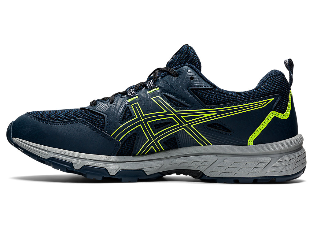 Sapatilhas Trail Running Asics Gel-Venture 8 Masculino Azuis Verdes | 6471-QRFJM