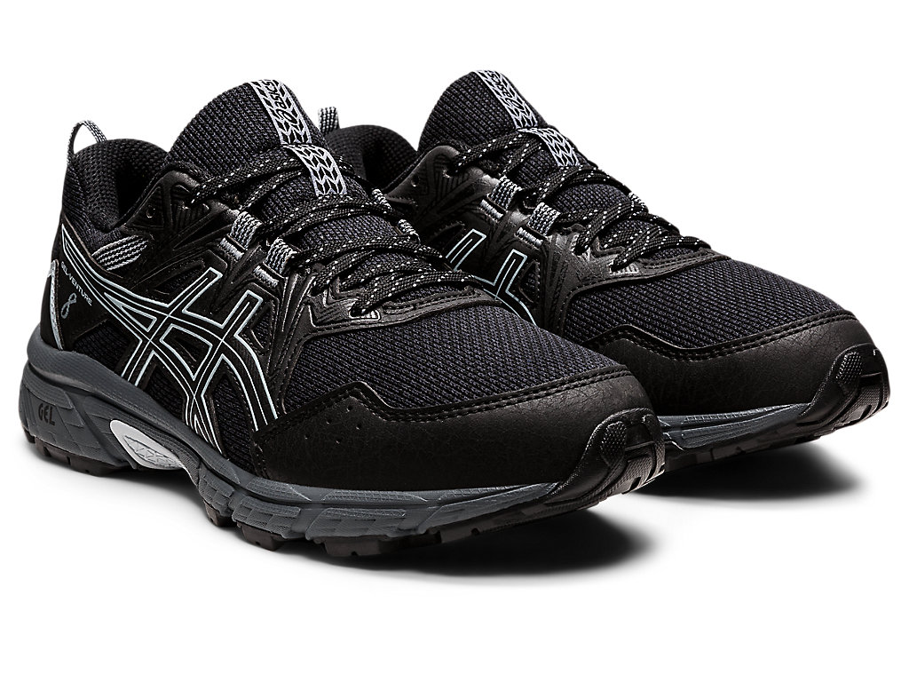 Sapatilhas Trail Running Asics Gel-Venture 8 (D) Masculino Pretas Cinzentas | 6490-KJQCT