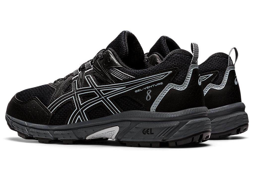 Sapatilhas Trail Running Asics Gel-Venture 8 (D) Masculino Pretas Cinzentas | 6490-KJQCT