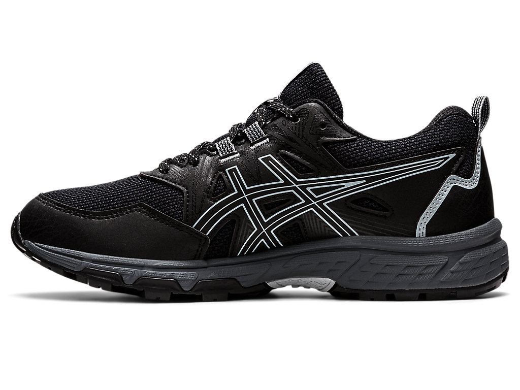 Sapatilhas Trail Running Asics Gel-Venture 8 (D) Masculino Pretas Cinzentas | 6490-KJQCT