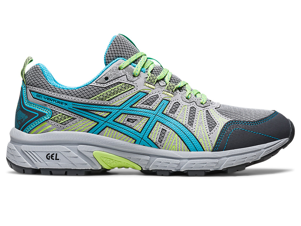 Sapatilhas Trail Running Asics Gel-Venture 7 Feminino Cinzentas | 8371-DPYWU