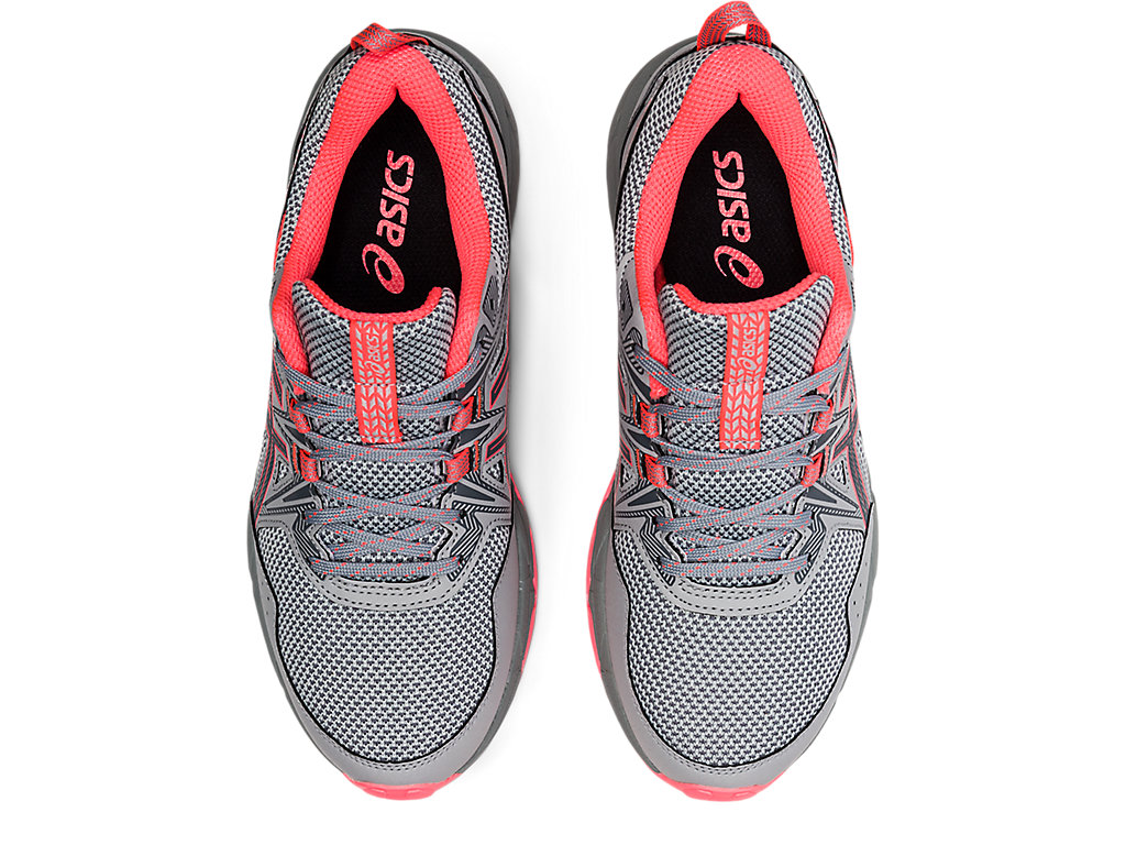 Sapatilhas Trail Running Asics Gel-Venture 8 Feminino Cinzentas Coral | 8437-JNVFC