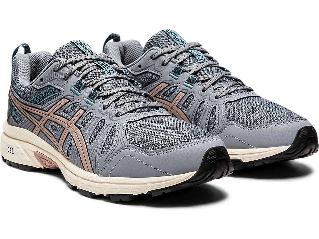 Sapatilhas Trail Running Asics Gel-Venture 7 Feminino Cinzentas | 8610-QVBWT