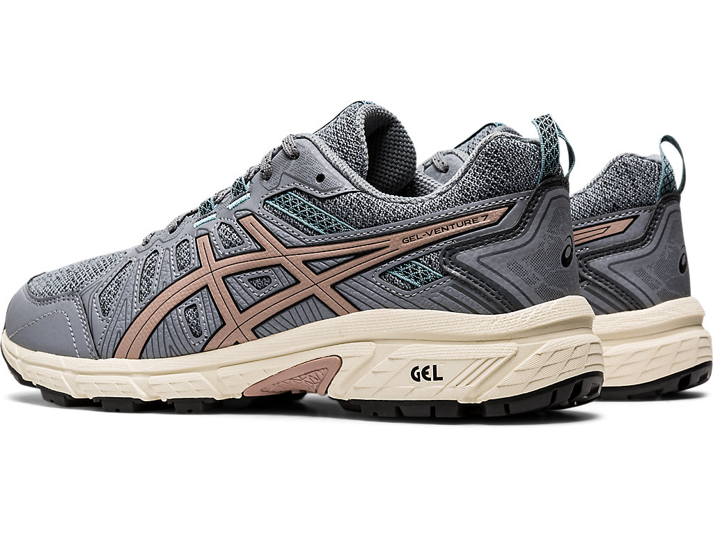 Sapatilhas Trail Running Asics Gel-Venture 7 Feminino Cinzentas | 8610-QVBWT