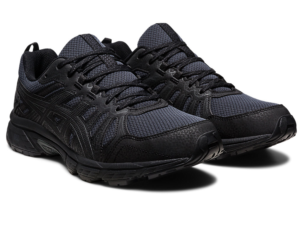 Sapatilhas Trail Running Asics Gel-Venture 7 (4E) Masculino Pretas Pretas | 9376-HBDMO