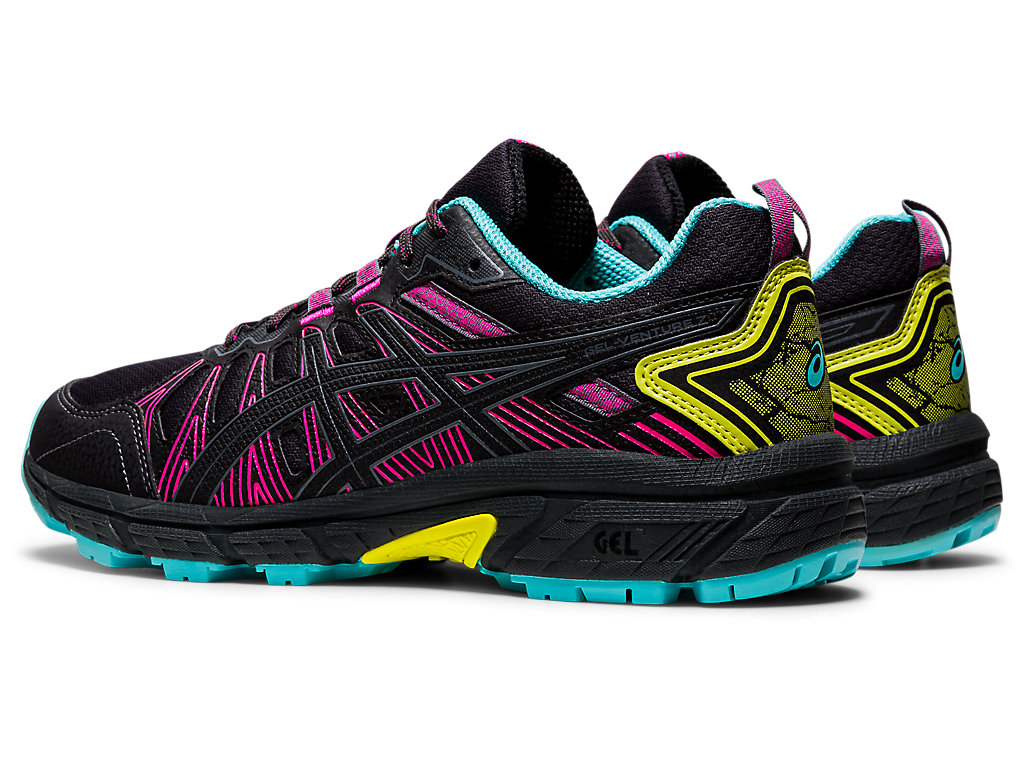 Sapatilhas Trail Running Asics Gel-Venture 7 Feminino Cinzentas Escuro | 9570-XRHZP