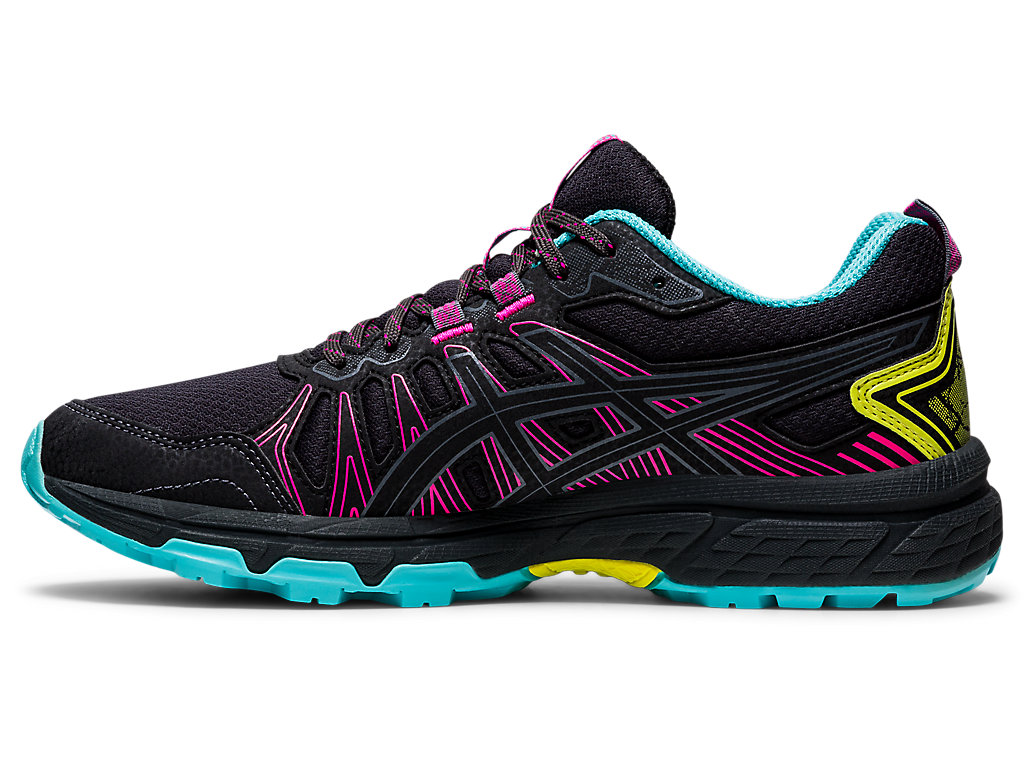 Sapatilhas Trail Running Asics Gel-Venture 7 Feminino Cinzentas Escuro | 9570-XRHZP