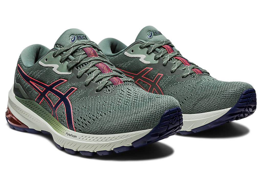 Sapatilhas Trail Running Asics Gt-1000 11 Tr Nature Bathing Feminino Verde Oliva | 2390-IMGCK