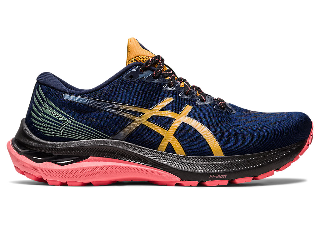 Sapatilhas Trail Running Asics Gt-2000 11 Tr Largos Nature Bathing Feminino Azul Marinho | 7561-VRQIE