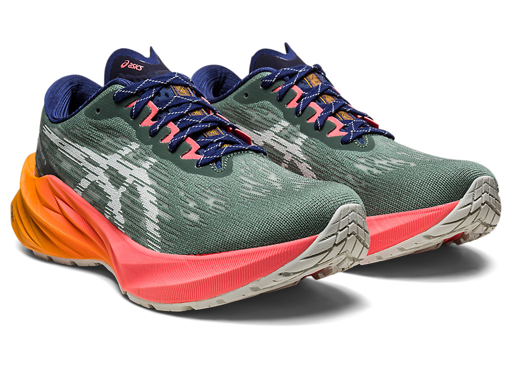 Sapatilhas Trail Running Asics Novablast 3 Tr Feminino Verde Oliva | 0483-RGQFN