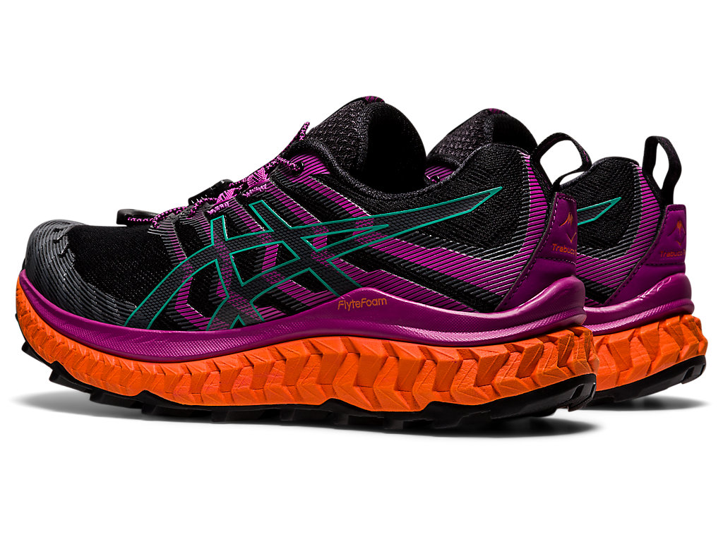 Sapatilhas Trail Running Asics Trabuco Max Feminino Pretas Roxo | 0325-BMIKR