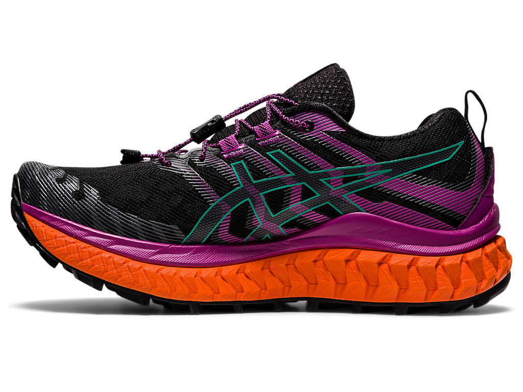 Sapatilhas Trail Running Asics Trabuco Max Feminino Pretas Roxo | 0325-BMIKR