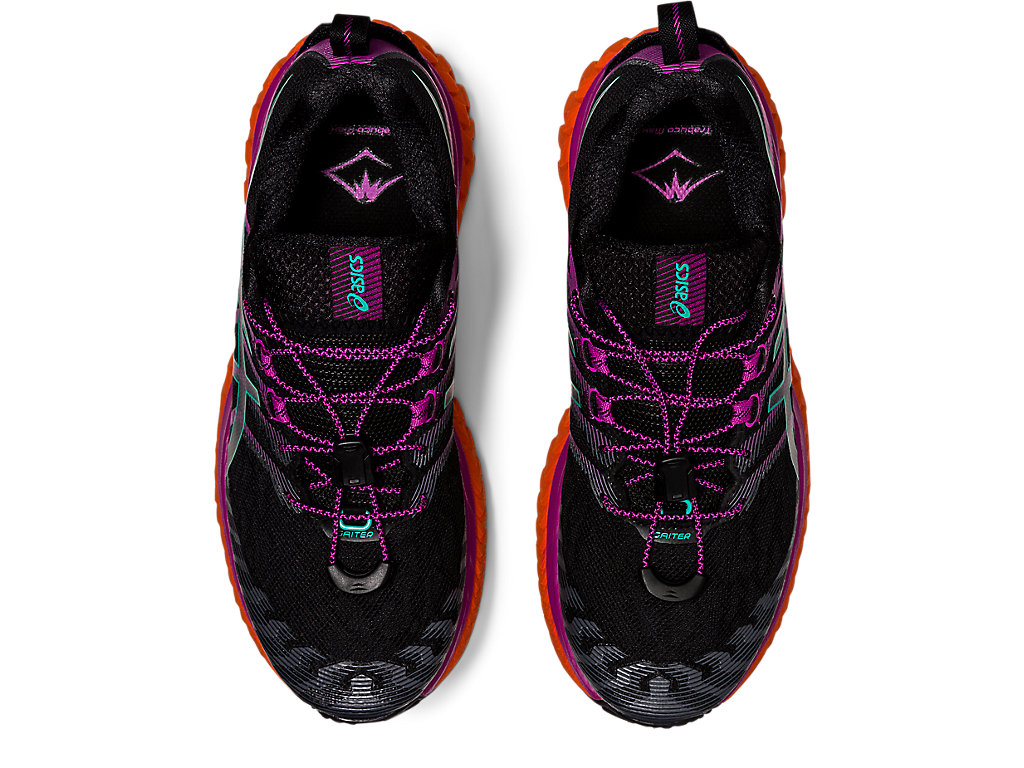 Sapatilhas Trail Running Asics Trabuco Max Feminino Pretas Roxo | 0325-BMIKR