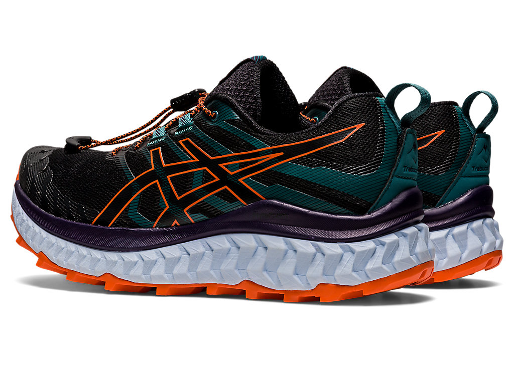 Sapatilhas Trail Running Asics Trabuco Max Feminino Pretas Laranja | 2731-UPVXW