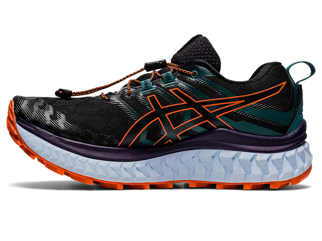 Sapatilhas Trail Running Asics Trabuco Max Feminino Pretas Laranja | 2731-UPVXW