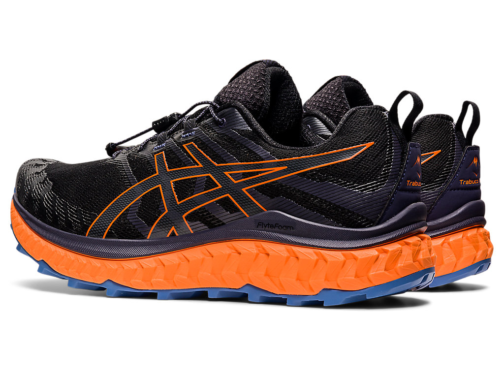 Sapatilhas Trail Running Asics Trabuco Max Masculino Pretas Laranja | 6084-FSXAJ