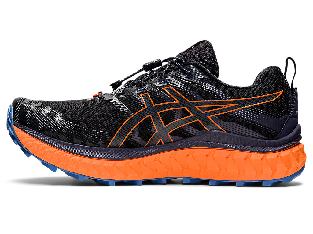 Sapatilhas Trail Running Asics Trabuco Max Masculino Pretas Laranja | 6084-FSXAJ