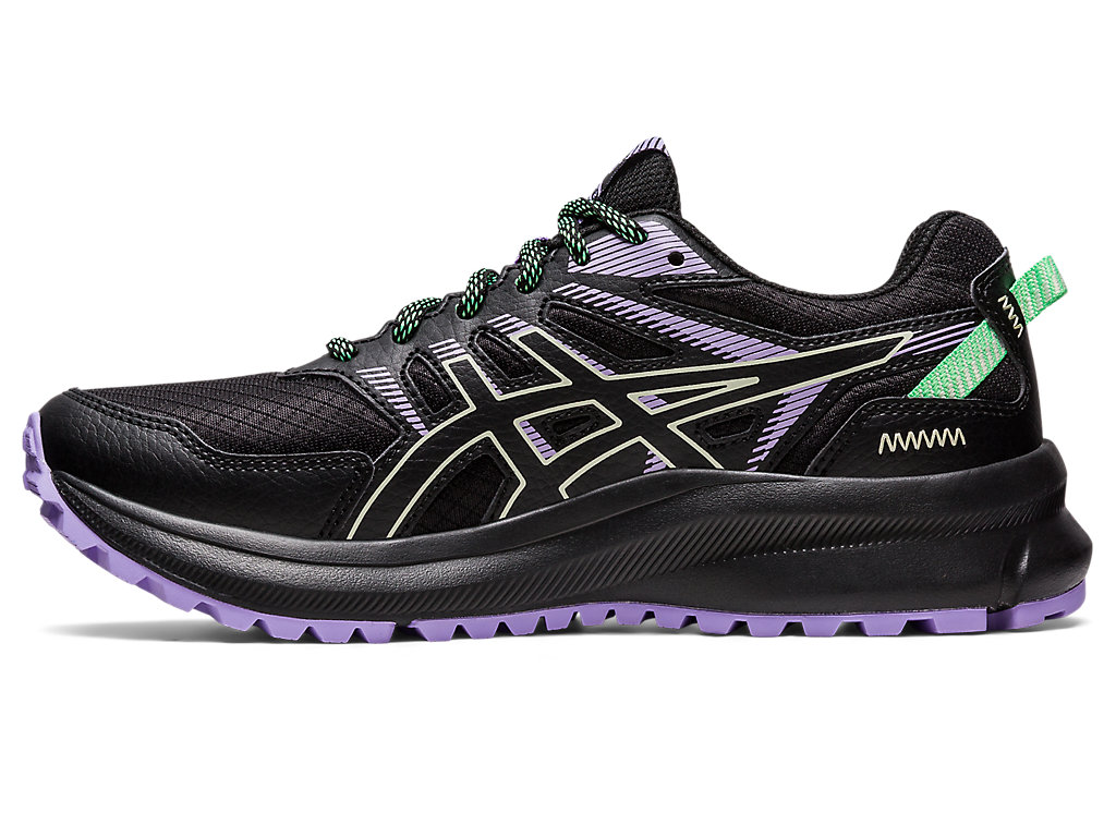 Sapatilhas Trail Running Asics Trilha Scout 2 Feminino Pretas Verdes | 0379-KQEPO