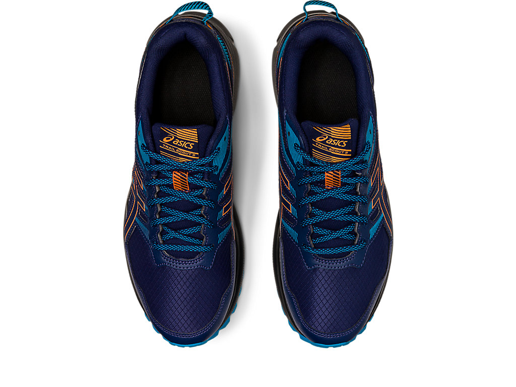 Sapatilhas Trail Running Asics Trilha Scout 2 Masculino Azul Anil Azuis Azuis | 1295-HRTAC