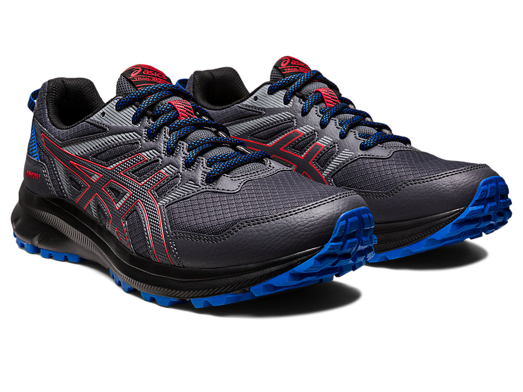 Sapatilhas Trail Running Asics Trilha Scout 2 Masculino Cinzentas Vermelhas | 1765-FVRNL