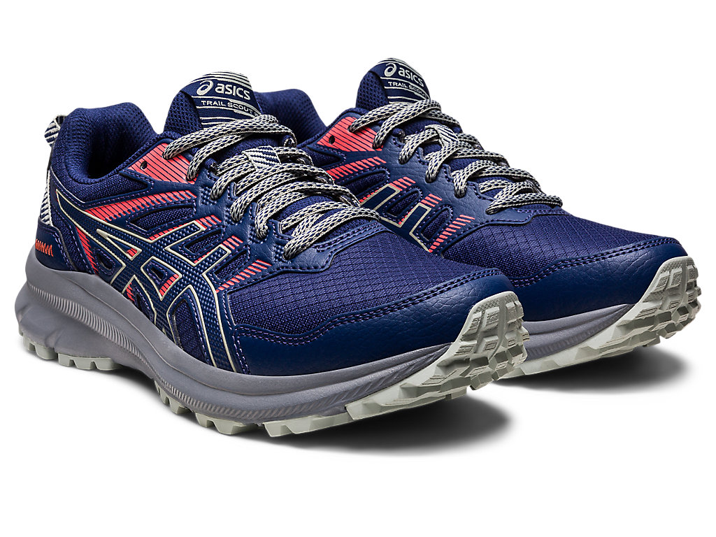 Sapatilhas Trail Running Asics Trilha Scout 2 Feminino Azuis Cinzentas | 3560-VWXSC