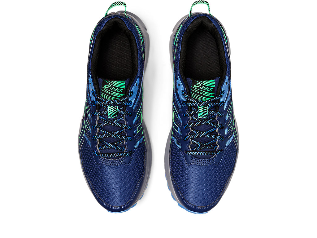 Sapatilhas Trail Running Asics Trilha Scout 2 Masculino Azul Marinho | 5694-TXIGR