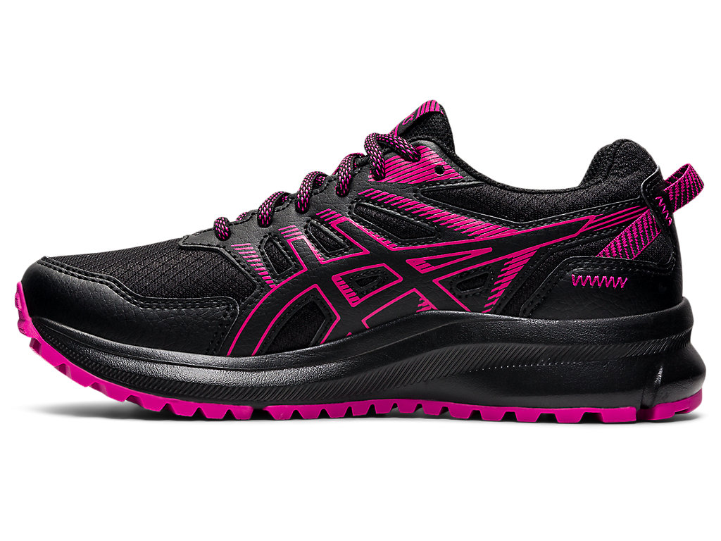 Sapatilhas Trail Running Asics Trilha Scout 2 Feminino Pretas Fucsia Vermelhas | 8176-OGPLF