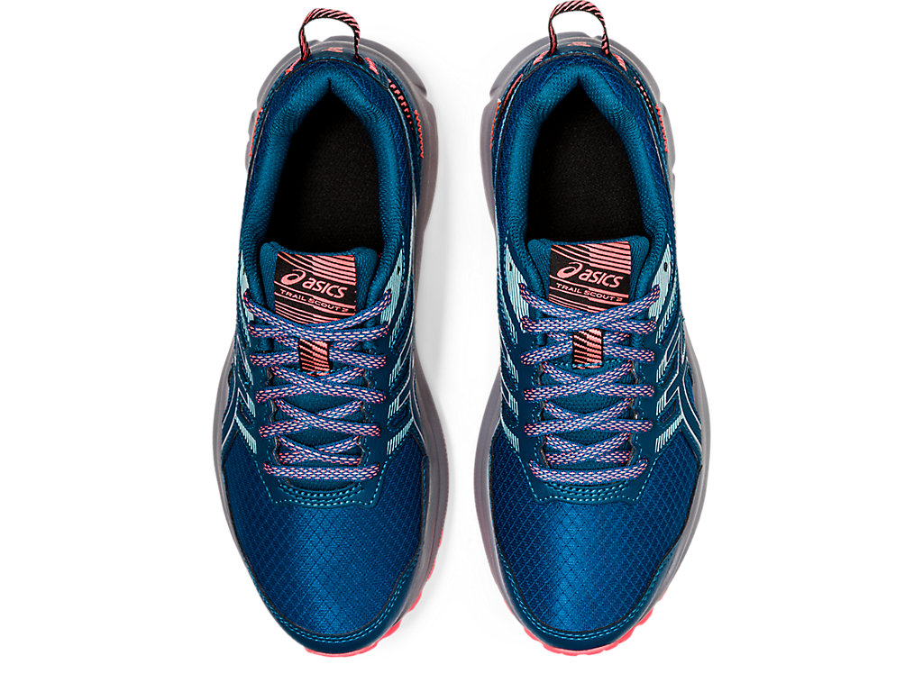 Sapatilhas Trail Running Asics Trilha Scout 2 Feminino Azuis | 9621-RBQEY