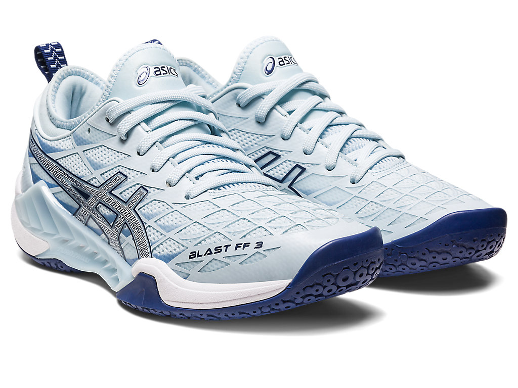 Sapatilhas Voleibol Asics Blast Ff 3 Feminino Azuis Azul Anil Azuis | 8601-RXYBK