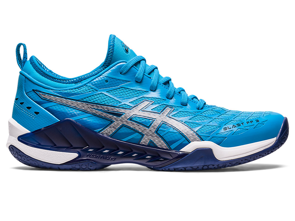 Sapatilhas Voleibol Asics Blast Ff 3 Masculino Azuis Azul Anil Azuis | 2046-ZOPDS