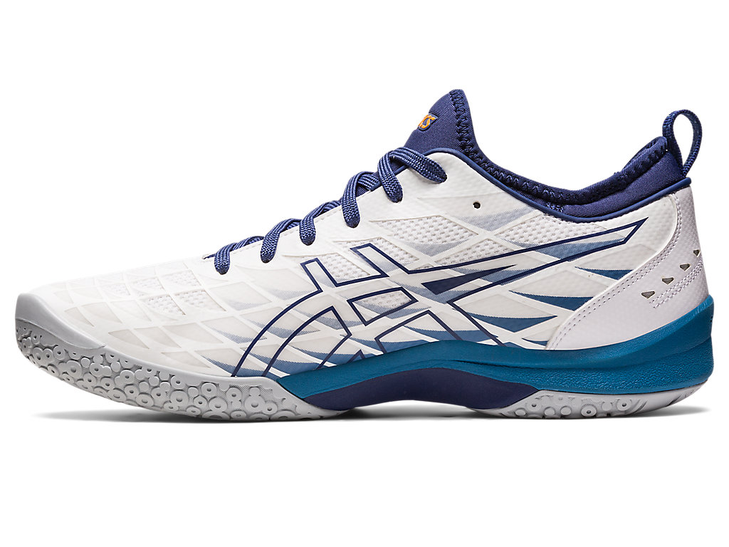 Sapatilhas Voleibol Asics Blast Ff 3 Masculino Branco Azul Claro | 9087-TOKJN