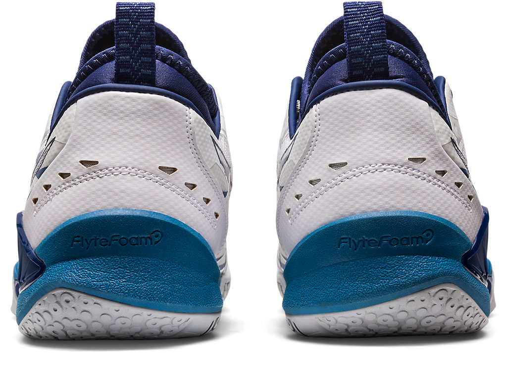 Sapatilhas Voleibol Asics Blast Ff 3 Masculino Branco Azul Claro | 9087-TOKJN