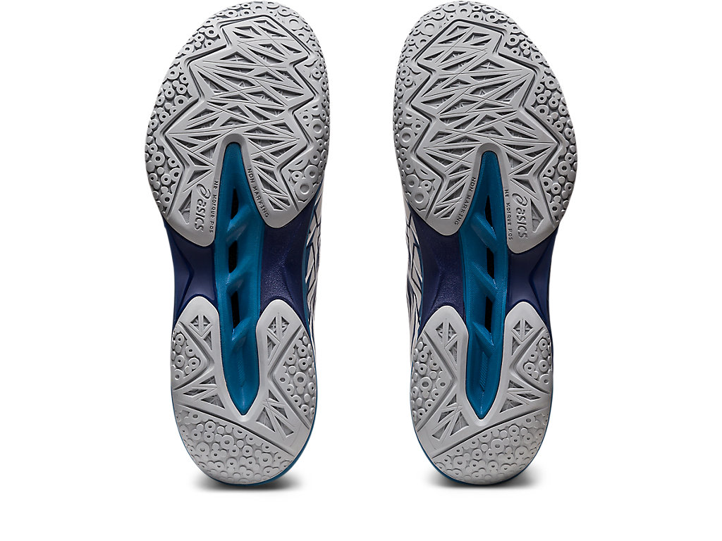 Sapatilhas Voleibol Asics Blast Ff 3 Masculino Branco Azul Claro | 9087-TOKJN