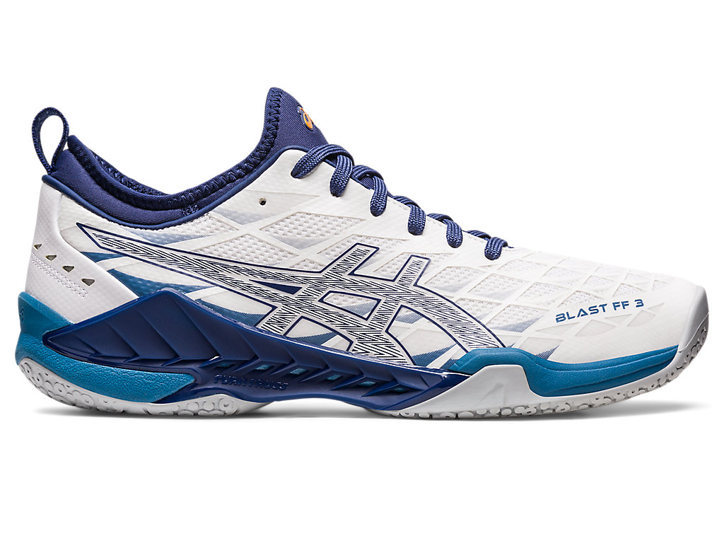 Sapatilhas Voleibol Asics Blast Ff 3 Masculino Branco Azul Claro | 9087-TOKJN