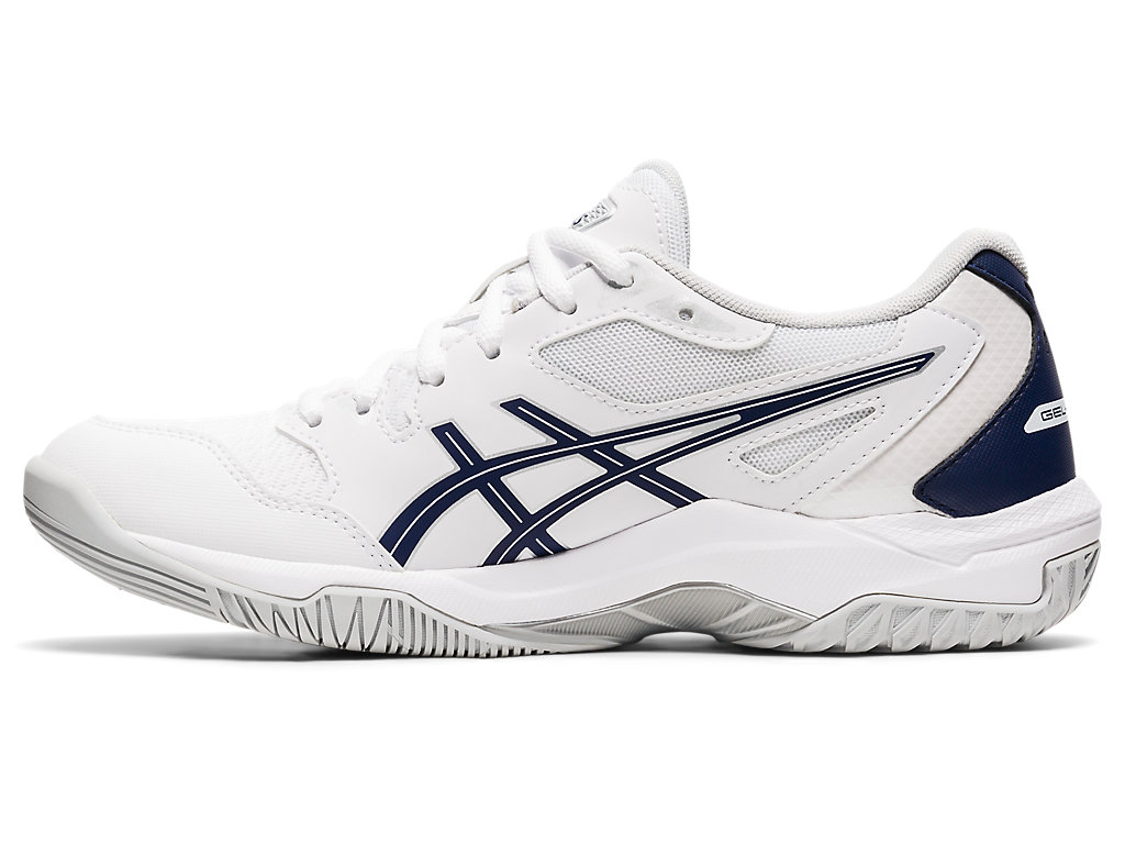 Sapatilhas Voleibol Asics Gel-Rocket 10 Feminino Branco Azul Marinho | 6134-VCLBN