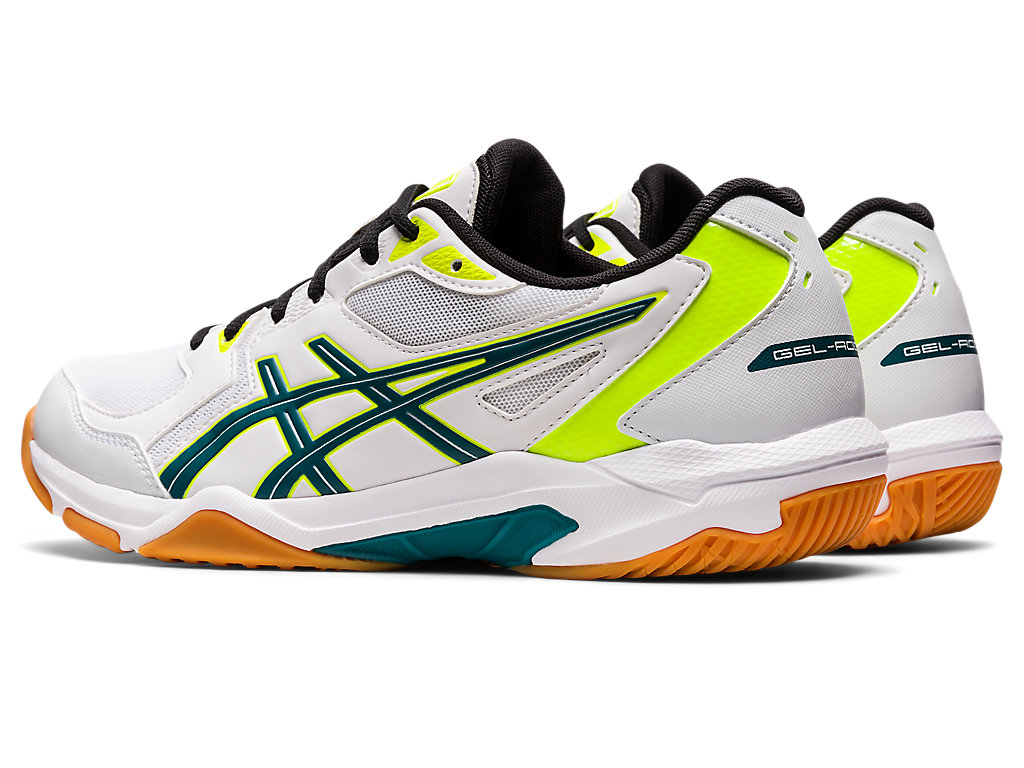 Sapatilhas Voleibol Asics Gel-Rocket 10 Masculino Branco Verdes Escuro | 6580-LMFQW