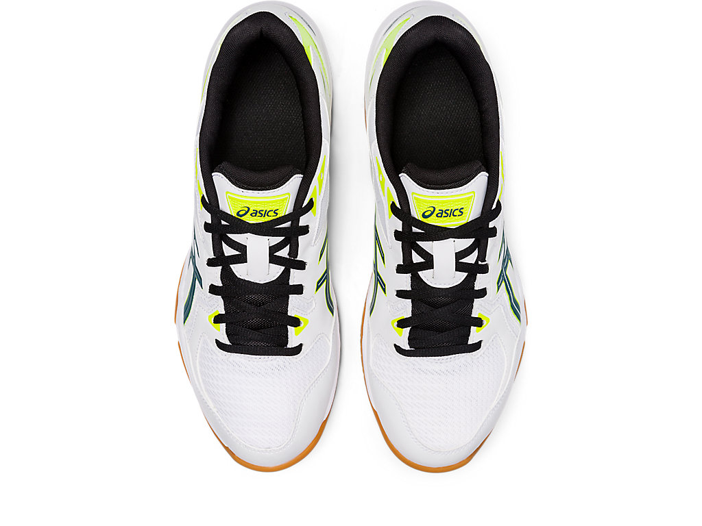 Sapatilhas Voleibol Asics Gel-Rocket 10 Masculino Branco Verdes Escuro | 6580-LMFQW