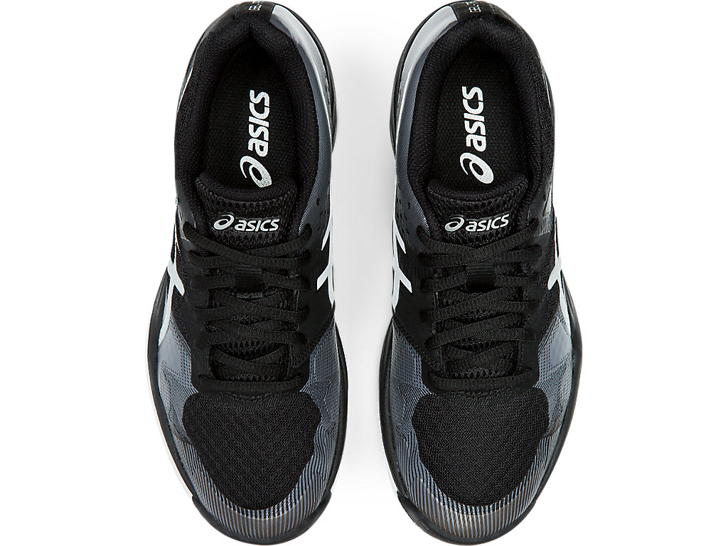 Sapatilhas Voleibol Asics Gel-Tactic 2 Feminino Pretas Prateadas | 8916-BOVSK