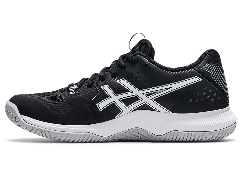 Sapatilhas Voleibol Asics Gel-Tactic Feminino Pretas Branco | 4057-QXCDU