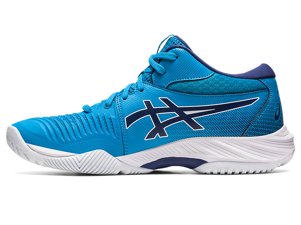 Sapatilhas Voleibol Asics Netburner Ballistic Ff Mt 3 Masculino Azuis Azul Anil Azuis | 1590-VZPHG