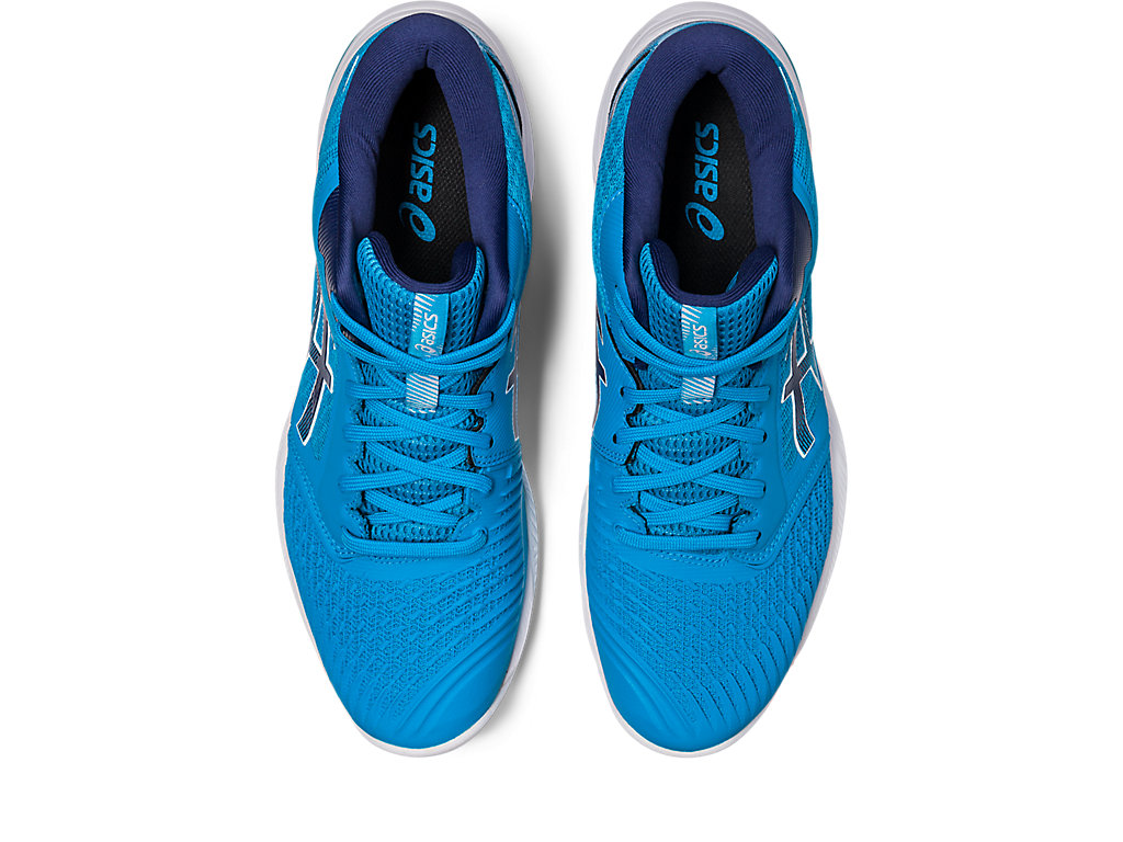 Sapatilhas Voleibol Asics Netburner Ballistic Ff Mt 3 Masculino Azuis Azul Anil Azuis | 1590-VZPHG