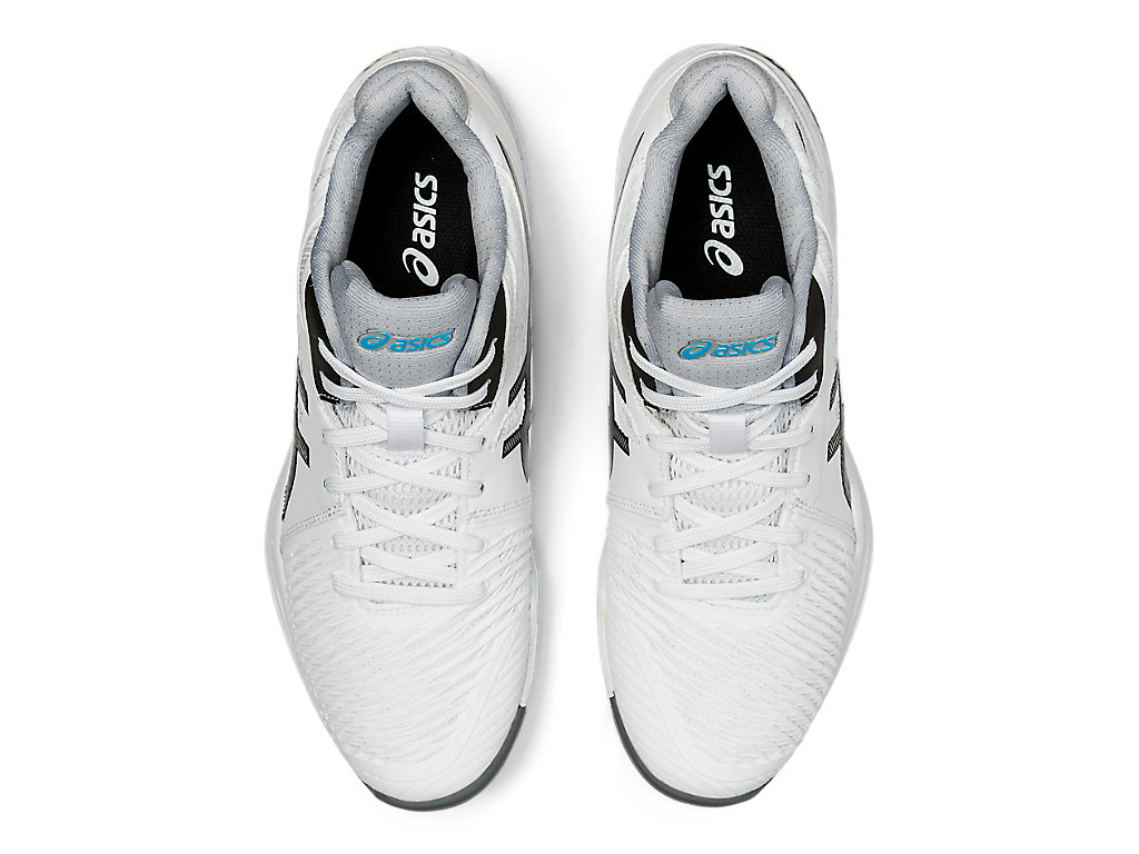 Sapatilhas Voleibol Asics Netburner Ballistic Ff Mt 2 Feminino Branco Pretas | 1708-YFBJU