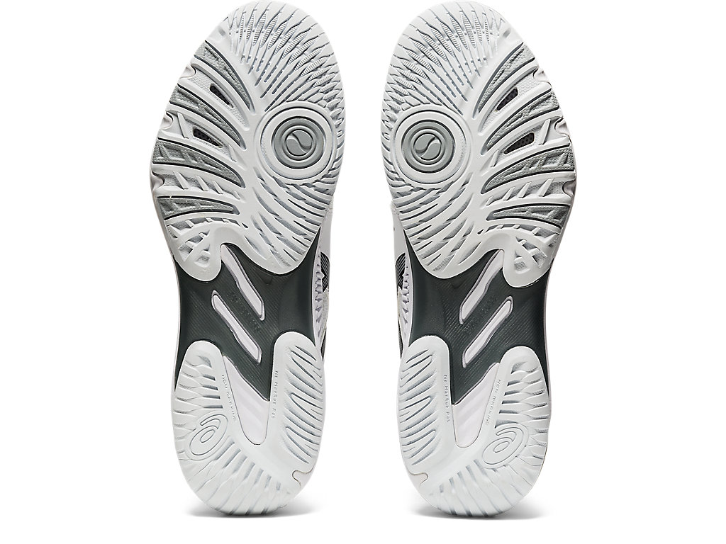 Sapatilhas Voleibol Asics Netburner Ballistic Ff Mt 2 Feminino Branco Pretas | 1708-YFBJU