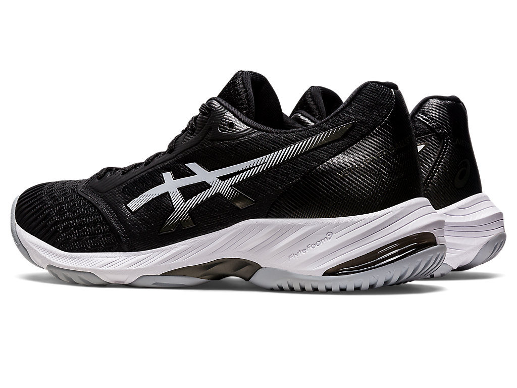 Sapatilhas Voleibol Asics Netburner Ballistic Ff 3 Masculino Pretas Branco | 2861-CSGLR