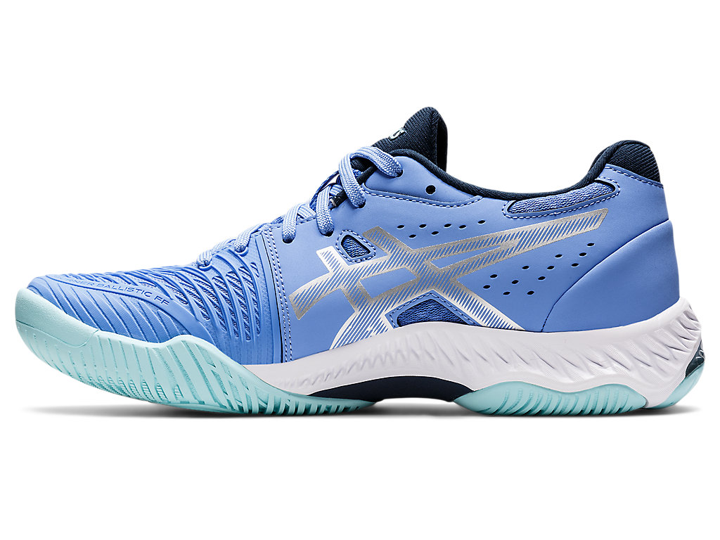 Sapatilhas Voleibol Asics Netburner Ballistic Ff 2 Feminino Azuis Prateadas | 3067-VZGJU