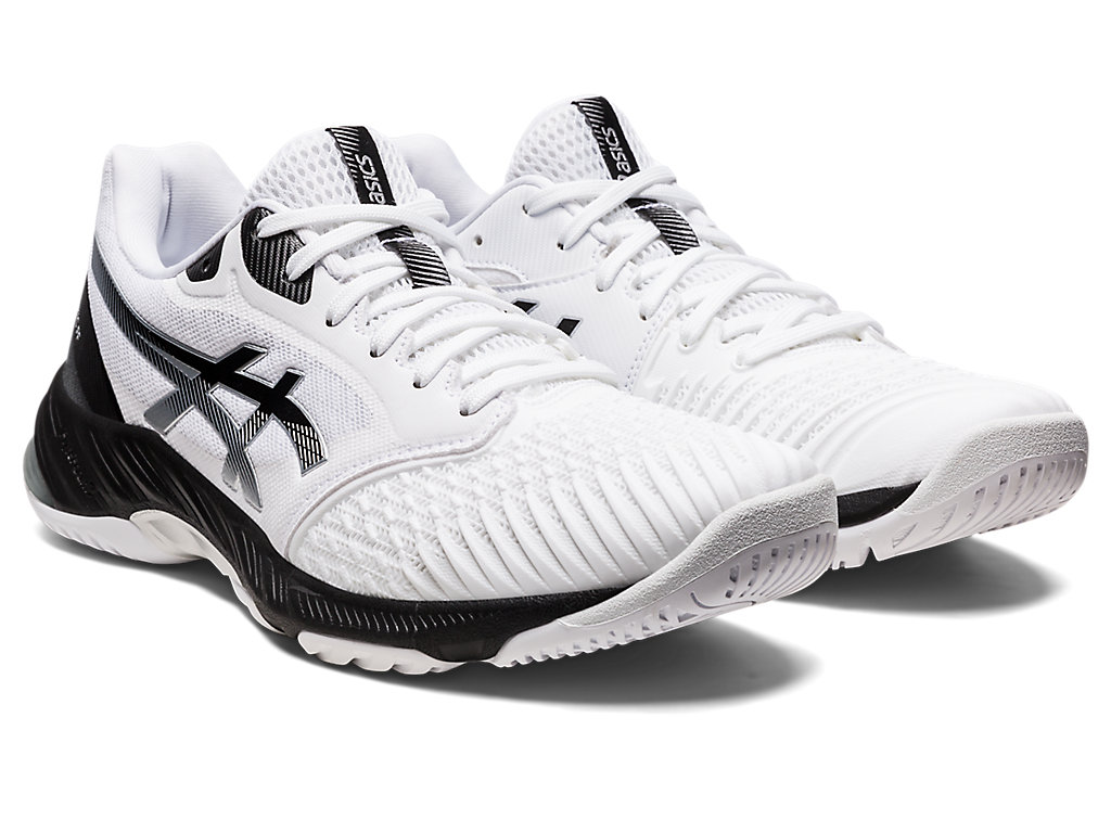 Sapatilhas Voleibol Asics Netburner Ballistic Ff 3 Masculino Branco Pretas | 7053-XACFZ