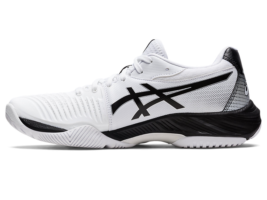 Sapatilhas Voleibol Asics Netburner Ballistic Ff 3 Masculino Branco Pretas | 7053-XACFZ